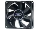 Вентилятор для корпуса DEEPCOOL Xfan80 80x80x25мм (240шт./кор, пит. от БП, черный, 1800об/мин)  Color BOX (DP-FDC-XF80